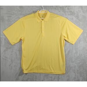 Men's, Golf or Tennis Casual Polo, Size XL, Yellow, Nicklaus Golf, Short Sleeves